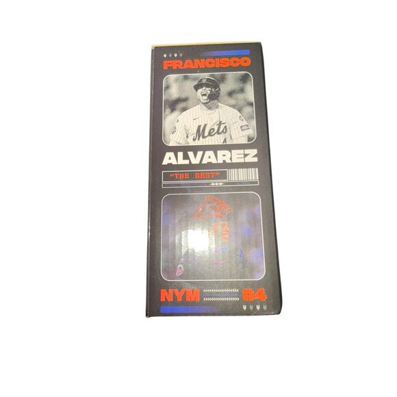 2025 New York Mets Francisco Alvarez MLB Baseball Bobblehead 8/2 Citi Field SGA - Picture 7 of 11